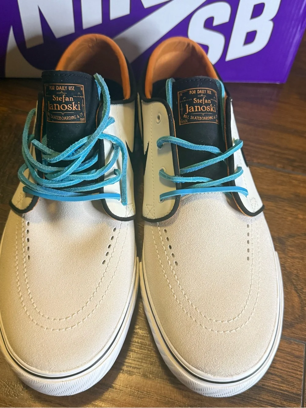 Nike SB Janoski OG+ Olympic Phantom Chlorine Blue Black Bright Men's 9.5